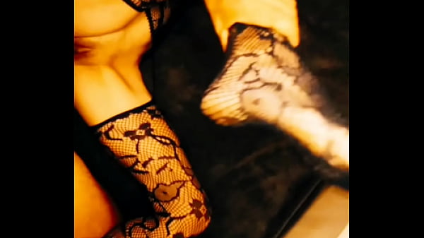 Amateur couple filming video in hotel 