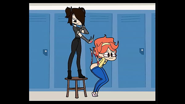 Animated_girl wedgies compilation1