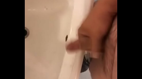 Masturbating in the bathroom 