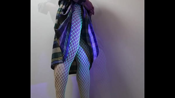 光るストッキング 