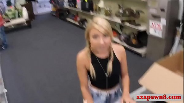 Cute_puppy lover railed by pawn keeper in hispawnshop