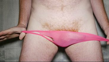 Pink Panties Cock and Ass Play video thumbnail