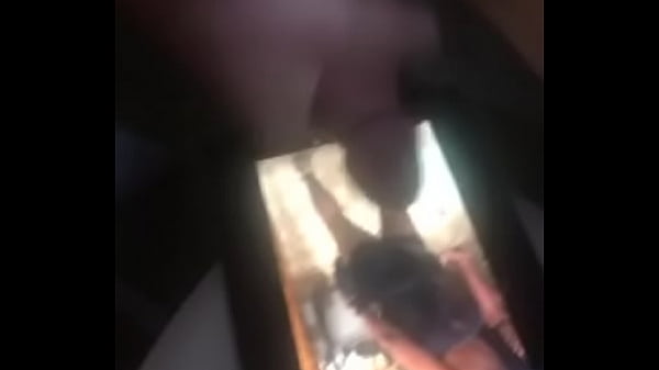 Cum all over hot black chick 