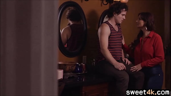 Horny_busty step Mom seduces stepSon second time