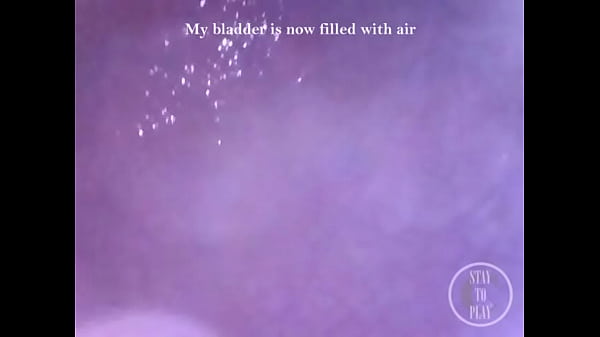 INSIDE POV: Inflating my Bladder with Air! 