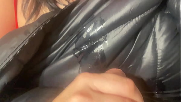Sheer Red Seduction &ndash; Masked Blowjob & Doggy With Double Cum On My Downjacket thumbnail