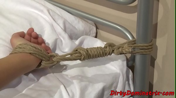 Gaping euro punished by dominant nurse 