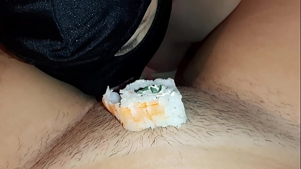 Two femaleate sushi_from my body - Lesbian Illusion Girls