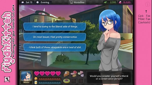 "i like me some chocolate" *huniepop* female walkthrough #14