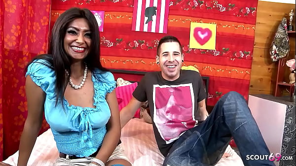 Spanish milf pickup and talk to casting fuck with young guy