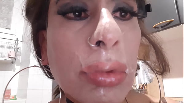 my face after an extreme blowjob 