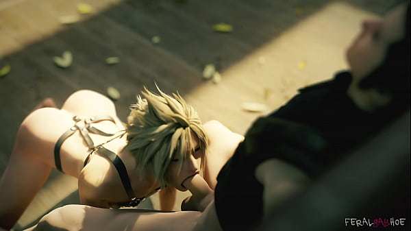 Cloud Sucks Zack's Big Dick thumbnail