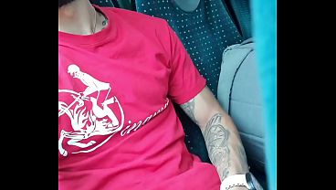 Bus Adrenaline: Jerking Off In Front Of Everyone In Madrid (uncensored). thumbnail