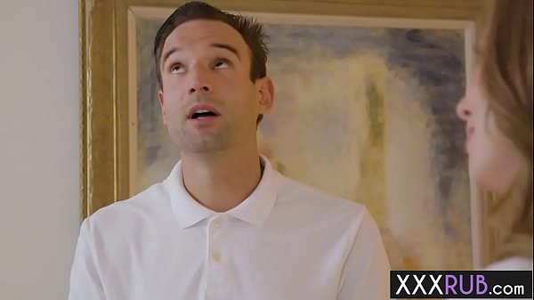 Play MP4 - Horny blonde rode clients big cock and enjoyed massage