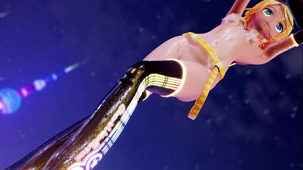 Naked skinny blonde girl dancing mmd by shinshi52 