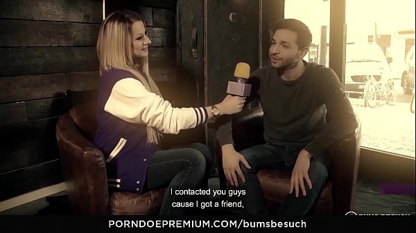 BUMS BESUCH - German pornstar Manu_Magnum fucks amateur guy and gets cumon tits