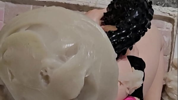Kenji's bukakke wave destruction big hentai worm silicone sex doll from bestrealdoll 