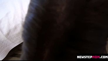 Stepson explores every inch of her curvy milf body with his fingers and tongue newstepmom 