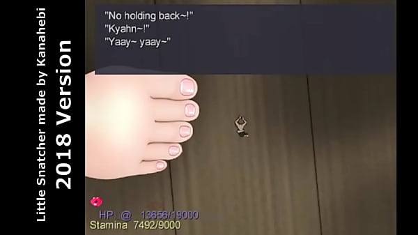 Multiple giantess girls stomp on my tiny body with their naked feet 