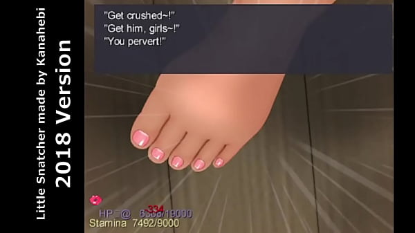 Multiple giantess girls stomp on my tiny body with their naked feet 
