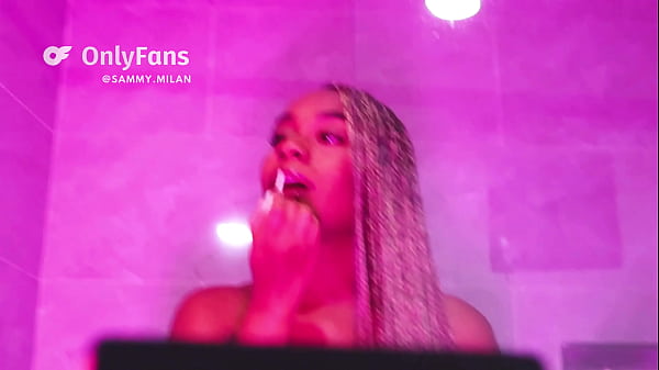 While i'm showering my boyfriend records me i get naughty 