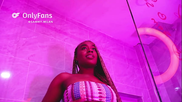 While i'm showering my boyfriend records me i get naughty