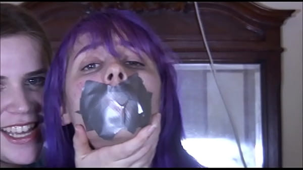 Cute Girl Muzzled By Friend thumbnail