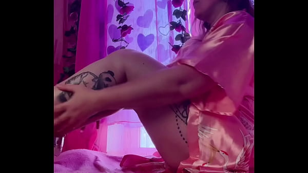 Pink plaid and silver heels 