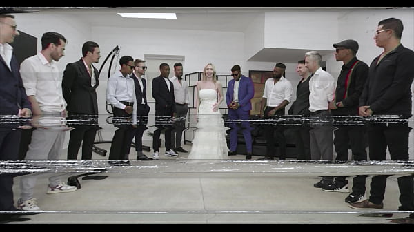 Wedding celebration with guests 14on1 dap gapes buttrose cum in mouth swallow