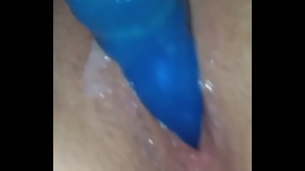 Toy and cock all in her pussy 