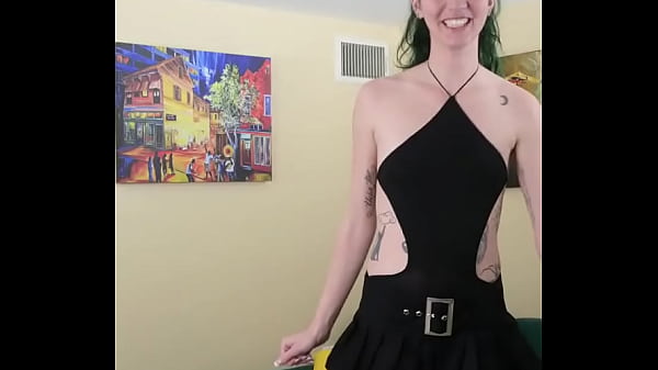 Kit Summers Part 2 in the little Black bodysuit and a gothic miniskirt . 