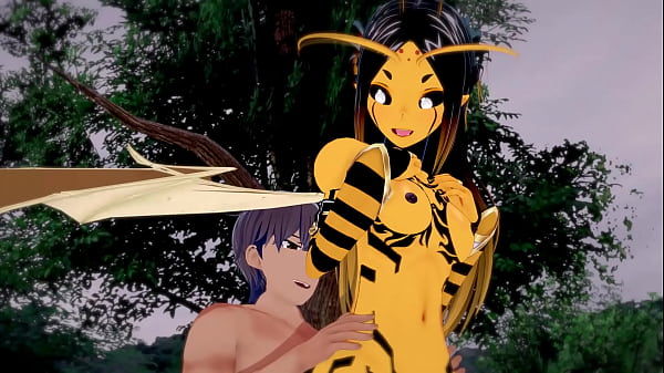 Anthro beemoans while she is getting creampied