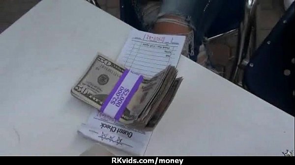 Sensual girl talked into having sex for cash 6