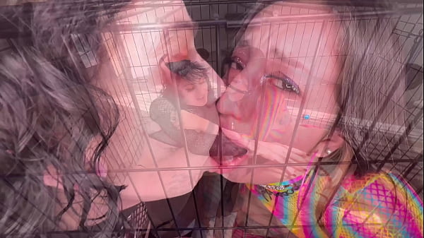 Puppy girls eat ass and fuck hard wet 