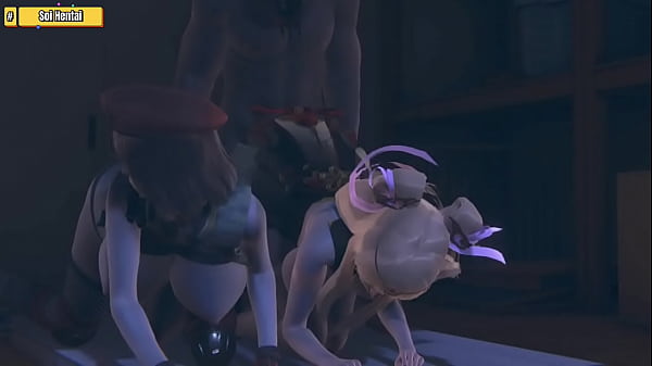 Hentai 3d l&agrave;m t&igrave;nh với 2 c&ocirc; g&aacute;i xinh đẹp ngực bự quyến rũ