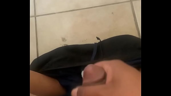 Stroking cock 