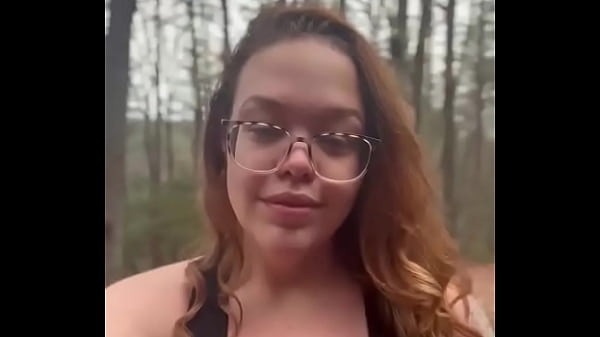 Nonton Curvy Mountain Milf Surrounded By Hard Wood But Not The Kind I Want In Me Right Now #publicflash thumbnail