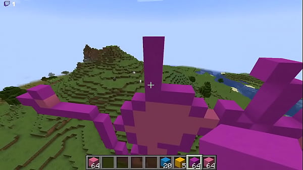 BUILDING HOT PINKIE PIE PIXEL ART IN MINECRAFT