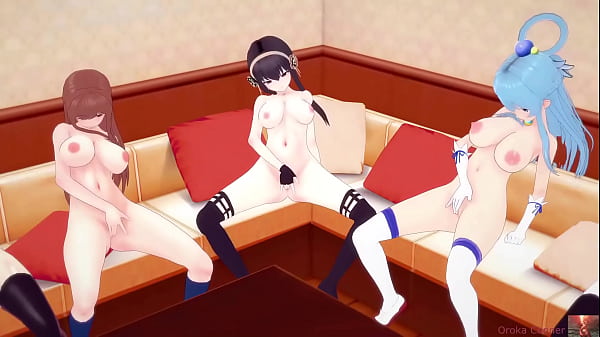 Nonton Teasing Turns To Pleasure &ndash; Aqua, Yor, Ayane, Kotone & More Go All The Way thumbnail