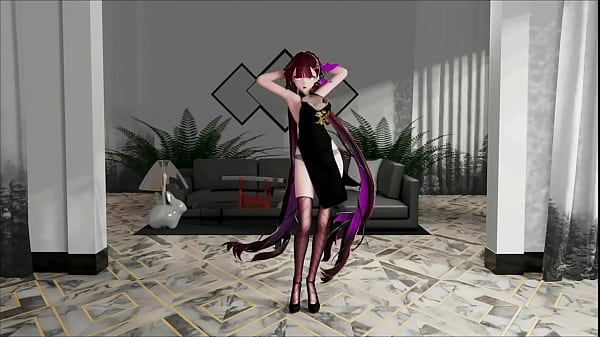 Li Sushang Hentai Honkai Impact Dance Purple Wicks (clip) thumbnail
