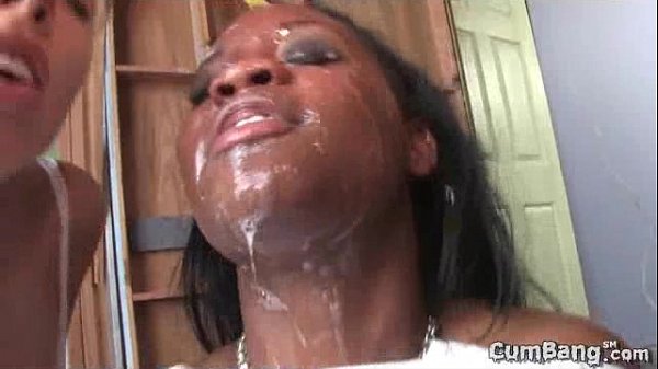 Ebony Whore Loves_Bukkake