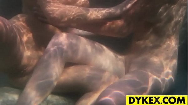 Outdoor lesbian sex with_two hot gals