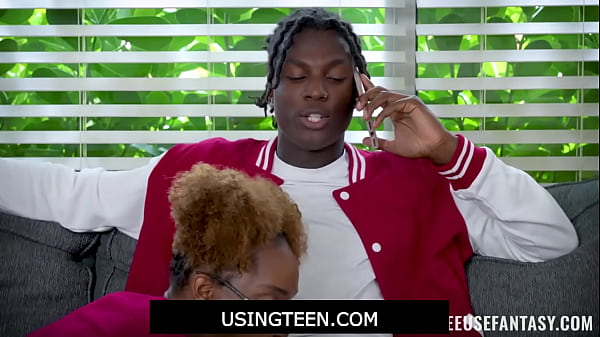 FreeUse Black Teen Stepsister & Stepbrother Threesome With White Boy Tutor From Class - Lacey London , James Cameron , Nicky Rebel 