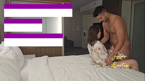 Deep throating the obnoxious hotel neighbor 