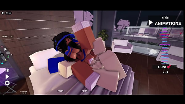 Pounding a cumdump roblox girl in my mansion 
