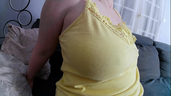 My step sister's big natural tits and big ass in this young thong