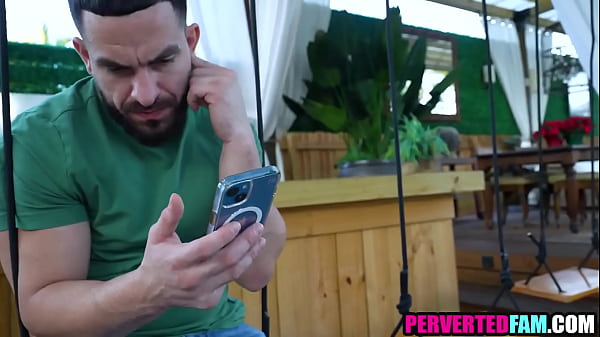 Stepsister_seduced_him and_fucked outdoors