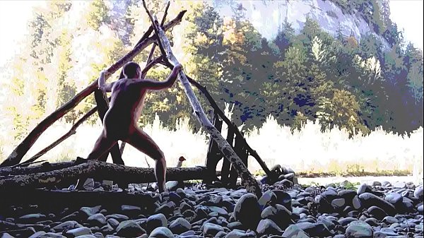 Play MP4 - outdoor prostate massage with anal toy