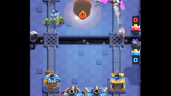 Partidaza de Clash Royale s&uacute;per epica XD 