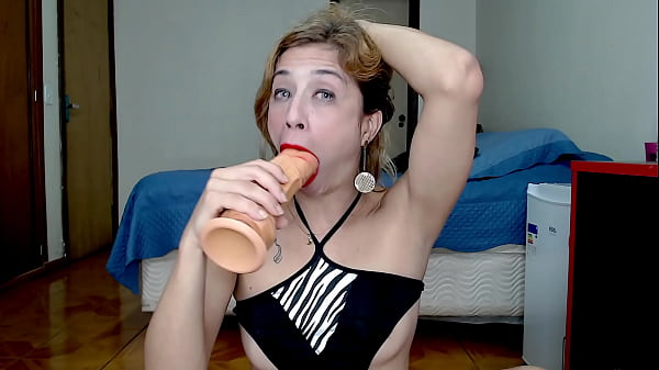 Stretching My Holes With A Big Dildo thumbnail